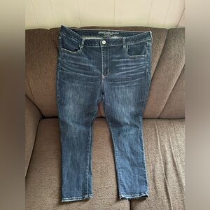 American Eagle Plus Size Super Stretch High Rise Skinny Jeans/ Size 20